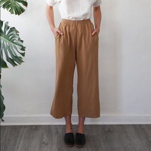 Me & Arrow Wide Pants in Ivory